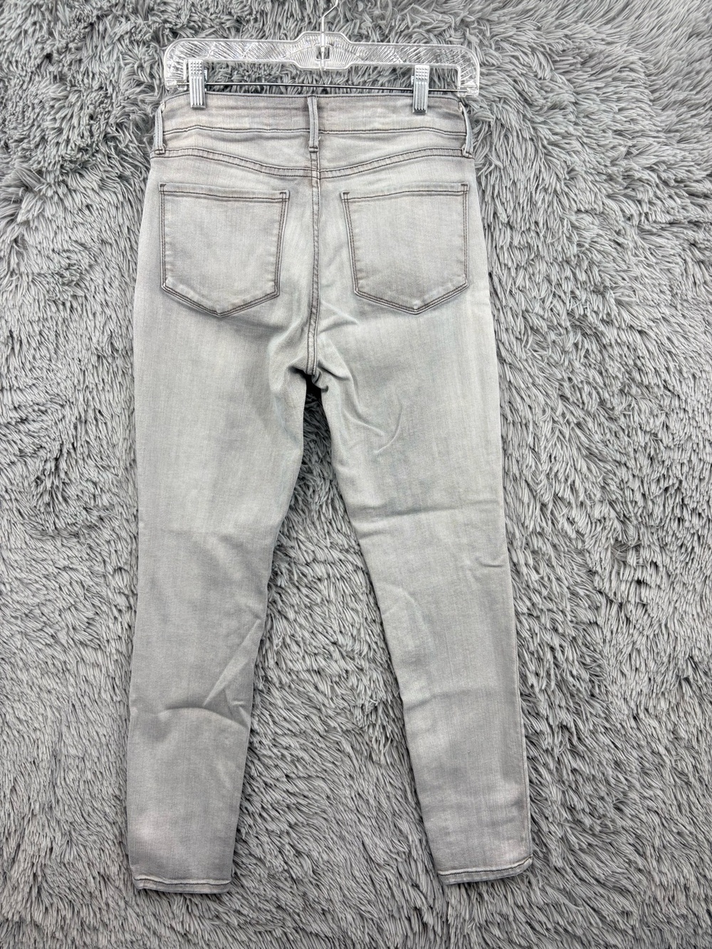 NYDJ Jeans Womens 8P Gray Skinny Ankle Lift Tuck Stretch Denim Mid Rise
